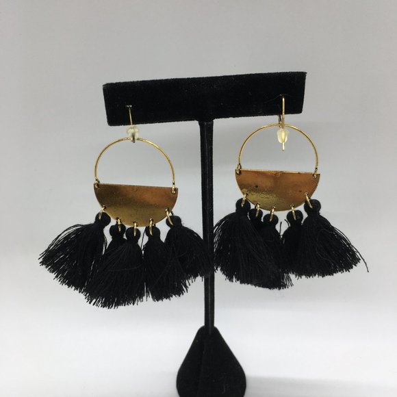 Lot of (3) Boho Festival Fringe Tassel Earrings - Picture 6 of 12